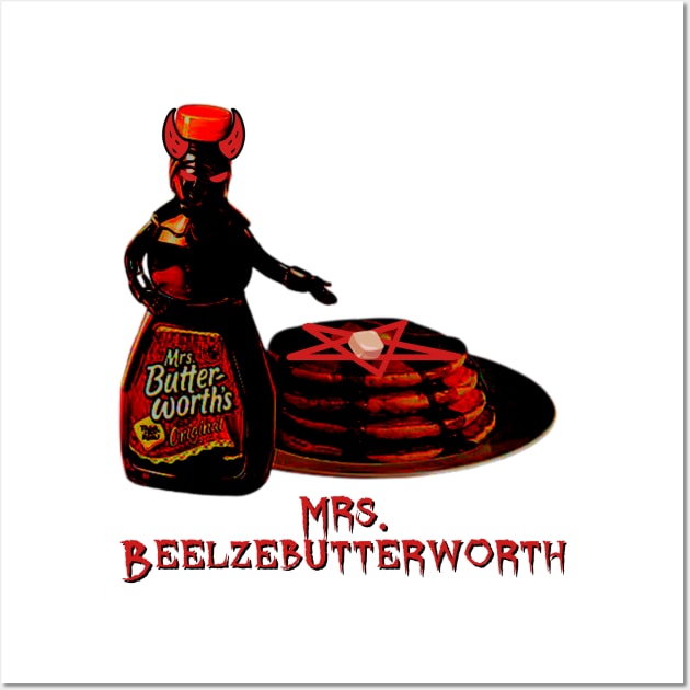 Mrs. BeelzeButterworth Wall Art by The Convergence Enigma